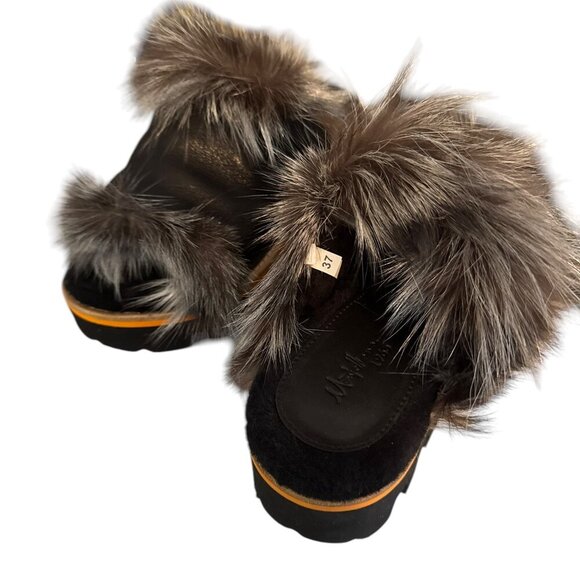 Montelliana 1965 Fur Slides – EU 37/US 6.5 – Free Shipping - Picture 4 of 7